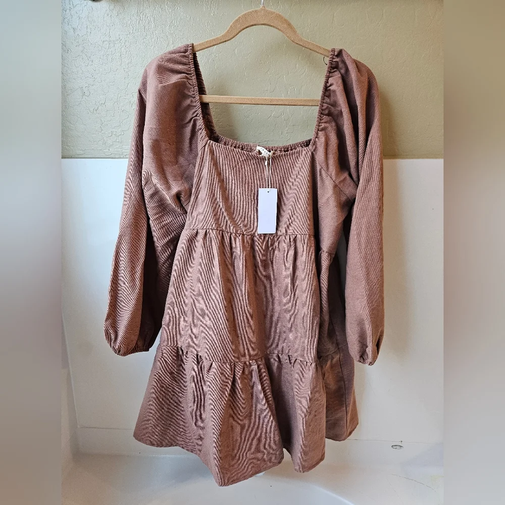 Elegant Brown Women's Jacket - Picture 1 of 3
